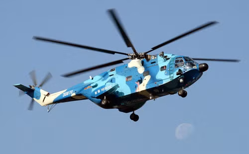 Chế tạo máy bay trực thăng cũng phải ứng dụng rất nhiều vật liệu sợi carbon.