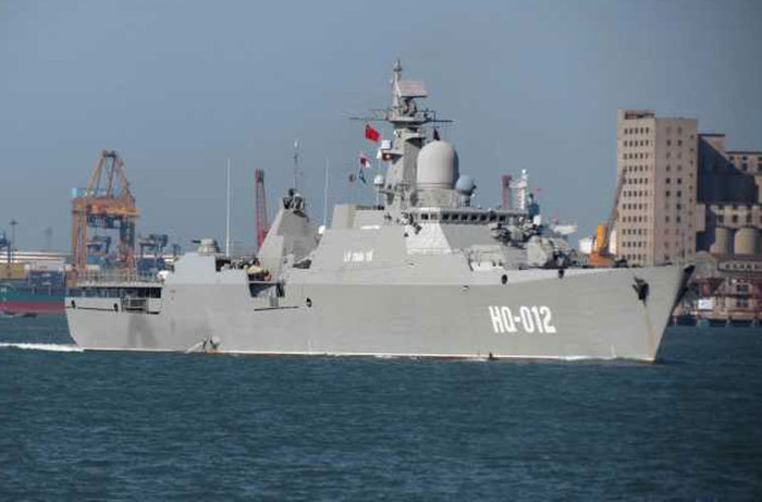 Tàu hộ vệ tàng hình Lý Thái Tổ HQ-012 Hải quân Việt Nam sẵn sàng bảo vệ chủ quyền biển đảo