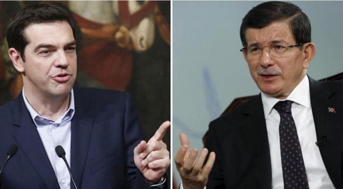 Thủ tướng Hy Lạp Alexis Tsipras và Thủ tướng Thổ Nhĩ Kỳ Ahmet Davutoglu Thủ tướng Hy Lạp Alexis Tsipras và Thủ tướng Thổ Nhĩ Kỳ Ahmet Davutoglu