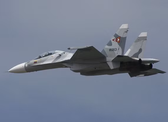Máy bay chiến đấu Su-30MK2 của Venezuela, mua của Nga.