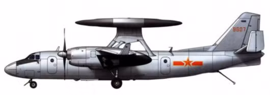 Bản vẽ máy bay cảnh báo sớm dùng cho tàu sân bay của dân mạng Trung Quốc.