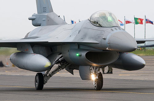 Máy bay chiến đấu F-16CJ của Không quân Hy Lạp.