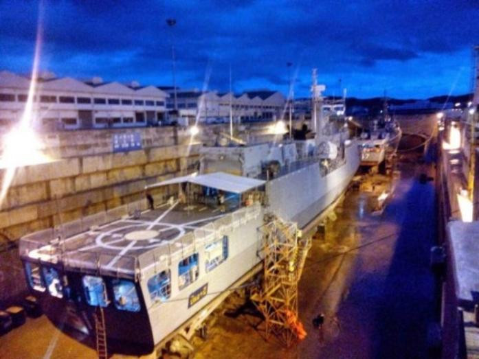 Tàu tuần tra Pattani số hiệu 511 Hải quân hoàng gia Thái Lan, mua của Trung Quốc (nguồn mạng sina)
