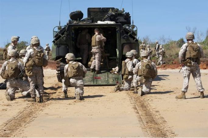 Lực lượng Thủy quân lục chiến Mỹ tham gia diễn tập Talisman Sabre-2015