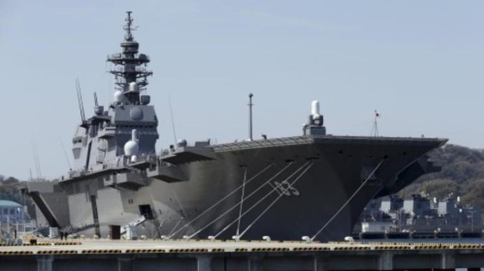 Tàu sân bay trực thăng Izumo của Lực lượng Phòng vệ Biển Nhật Bản
