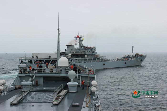 Ngày 3 tháng 3 năm 2015, 2 tàu đổ bộ Nga Mi Sơn và Đan Hà Sơn của Hạm đội Nam Hải tiến hành diễn tập trên biển (nguồn mạng sina Trung Quốc) Ngày 3 tháng 3 năm 2015, 2 tàu đổ bộ Nga Mi Sơn và Đan Hà Sơn của Hạm đội Nam Hải tiến hành diễn tập trên biển (nguồn mạng sina Trung Quốc)