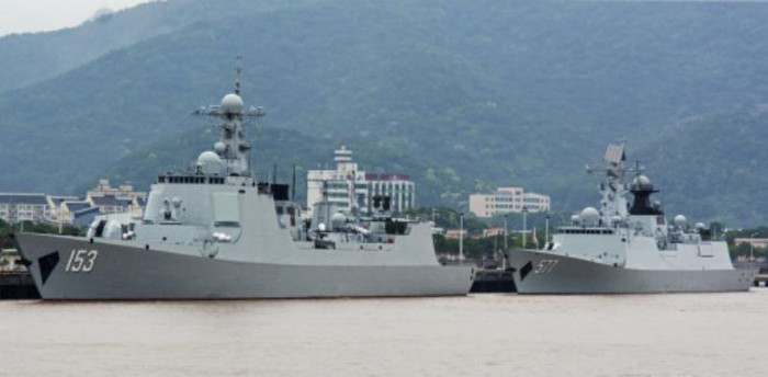 Tàu chiến Hạm đội Đông Hải, Hải quân Trung Quốc (nguồn mạng sina Trung Quốc)