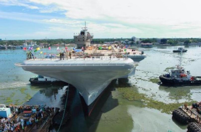 Tàu sân bay Vikrant do Ấn Độ tự chế tạo