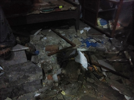 Hiện trường nơi vụ nổ kinh hoàng xảy ra