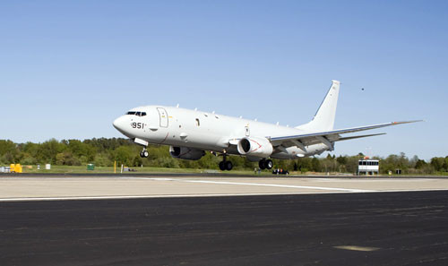 Máy bay săn tàu ngầm Boeing P-8 Poseidon - Ảnh: Navair.navy.mil