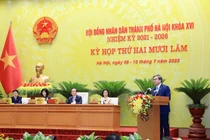 Quang cảnh phiên họp. Ảnh: hanoi.gov.vn.