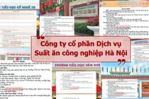 Công ty cổ phần Dịch vụ Suất ăn công nghiệp Hà Nội trúng nhiều gói thầu trên 10 tỷ ở trường công