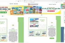 Trang taphuan.nxbgd.vn do Nhà xuất bản Giáo dục Việt Nam trực tiếp quản lý và vận hành. Ảnh chụp màn hình.