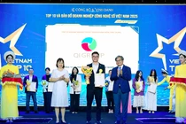 Lễ công bố và vinh danh Top 10 và Bản đồ Doanh nghiệp Công nghệ số Việt Nam 2025. Ảnh: NVCC.