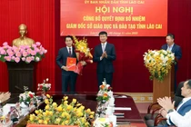 Ông Luyện Hữu Chung chính thức trở thành Giám đốc Sở GD&ĐT tỉnh Lào Cai