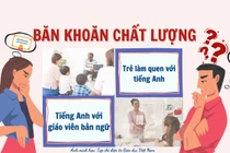 Làm sao giải tỏa được băn khoăn về chất lượng giáo viên dạy tiếng Anh liên kết?