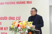 Chủ nhiệm Ủy ban Kiểm tra Trung ương Trần Sỹ Thanh phát biểu