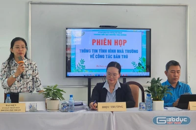 Hiệu trưởng TH Nguyễn Văn Hưởng: Trường đang làm các thủ tục với Sago Food để đòi quyền lợi cho HS