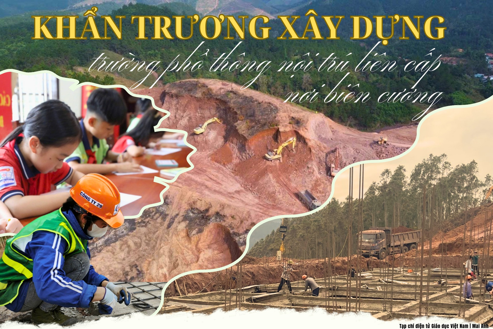 Có trường nội trú liên cấp, nỗi lo về quãng đường đi học xa và mất an toàn của học sinh sẽ không còn