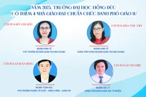 Trường Đại học Hồng Đức có thêm 4 nhà giáo đạt chuẩn chức danh PGS