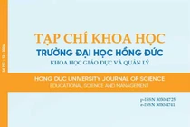 Tạp chí Khoa học Trường Đại học Hồng Đức được tính điểm tại 6 HĐGS ngành, liên ngành