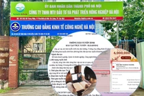 Hơn 100 SV Trường CĐ Kinh tế Công nghệ HN bị dừng học: Nhiều vấn đề cần làm rõ