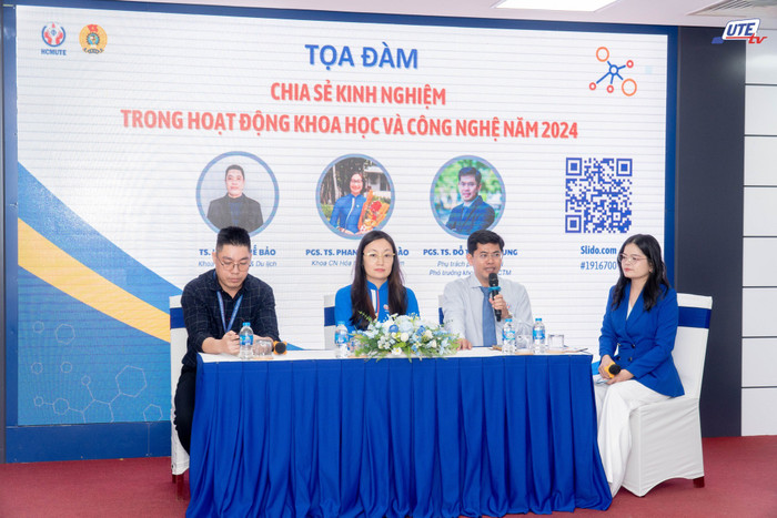 Phó Giáo sư, Tiến sĩ Đỗ Thành Trung (thứ 3 từ trái sang) - Trưởng phòng Phòng Khoa học Công nghệ, Trường Đại học Sư phạm Kỹ thuật Thành phố Hồ Chí Minh. Ảnh website nhà trường 486119595-1157409792840621-5033975003969942776-n.jpg