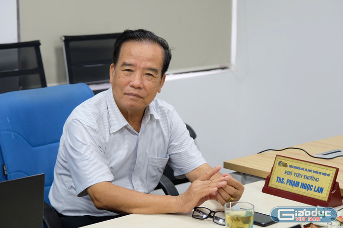 Thạc sĩ Phạm Ngọc Lan - Trưởng ban Công tác Hội viên của Hiệp hội Các trường đại học, cao đẳng Việt Nam, Phó Viện trưởng Viện Nghiên cứu và Phát triển Tri thức số. gdvn-527eef74d8c16f9f36d0.jpg