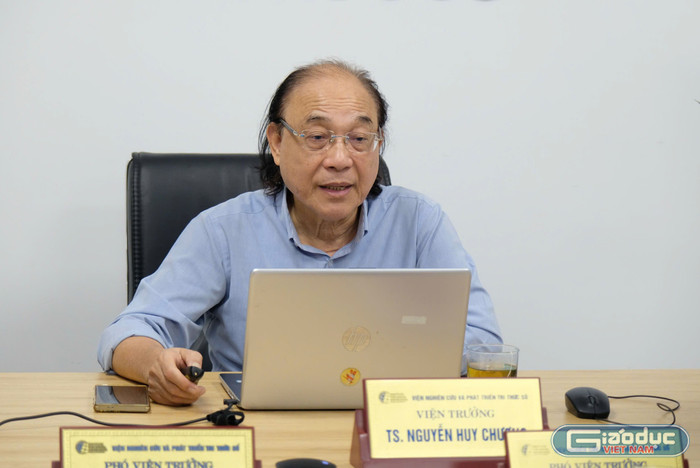 Tiến sĩ Nguyễn Huy Chương - Viện trưởng Viện Nghiên cứu và Phát triển tri thức số. gdvn-a2a9c962fcd74b8912c6.jpg