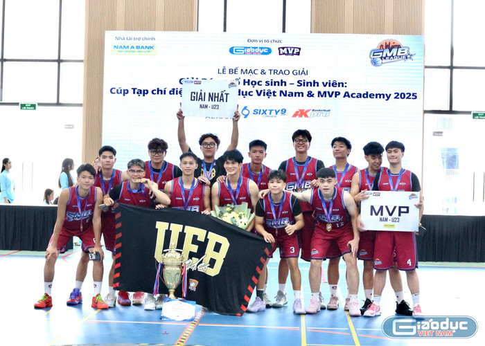 Đội UEB chính thức giành ngôi vô địch nội dung U23 nam. Ảnh: Nhật Lệ gdvn-1-4.jpg