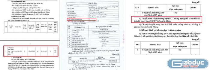 Ảnh chụp một số hồ sơ trúng thầu của Công ty Cổ phần Trung tâm Anh ngữ AMA Vinh chỉ có duy nhất đơn vị này tham gia. image-36.jpg
