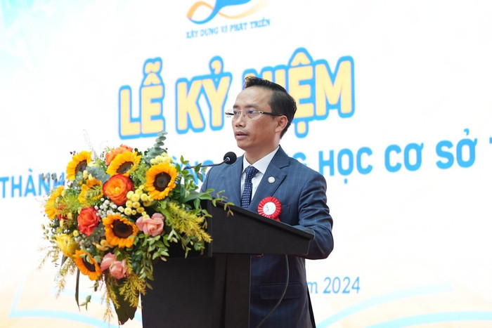 Thầy Nguyễn Cao Cường - Hiệu trưởng Trường Trung học cơ sở Thái Thịnh. Ảnh: website nhà trường. unnamed-2025-05-15t162219909.jpg