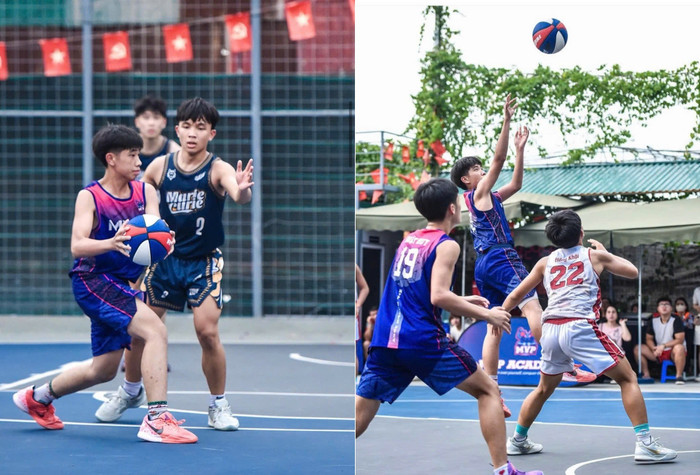 Thế Bảo trong một trận đấu cùng các thành viên của đội MVP. 1013ba093619be47e708-1.jpg