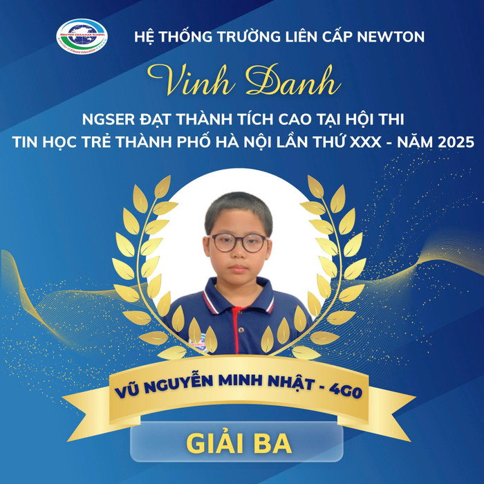 Trường Newton vinh danh học sinh đạt giải Ba. 033ad202163ba265fb2a.jpg