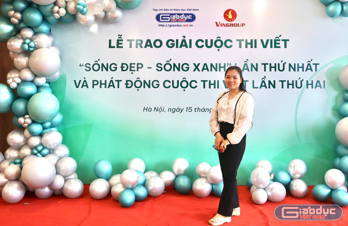 Tác giả Nguyễn Thị Yến - Giáo viên Trường Trung học cơ sở Bình Chánh, Thành phố Hồ Chí Minh. gdvn-co-yen.jpg