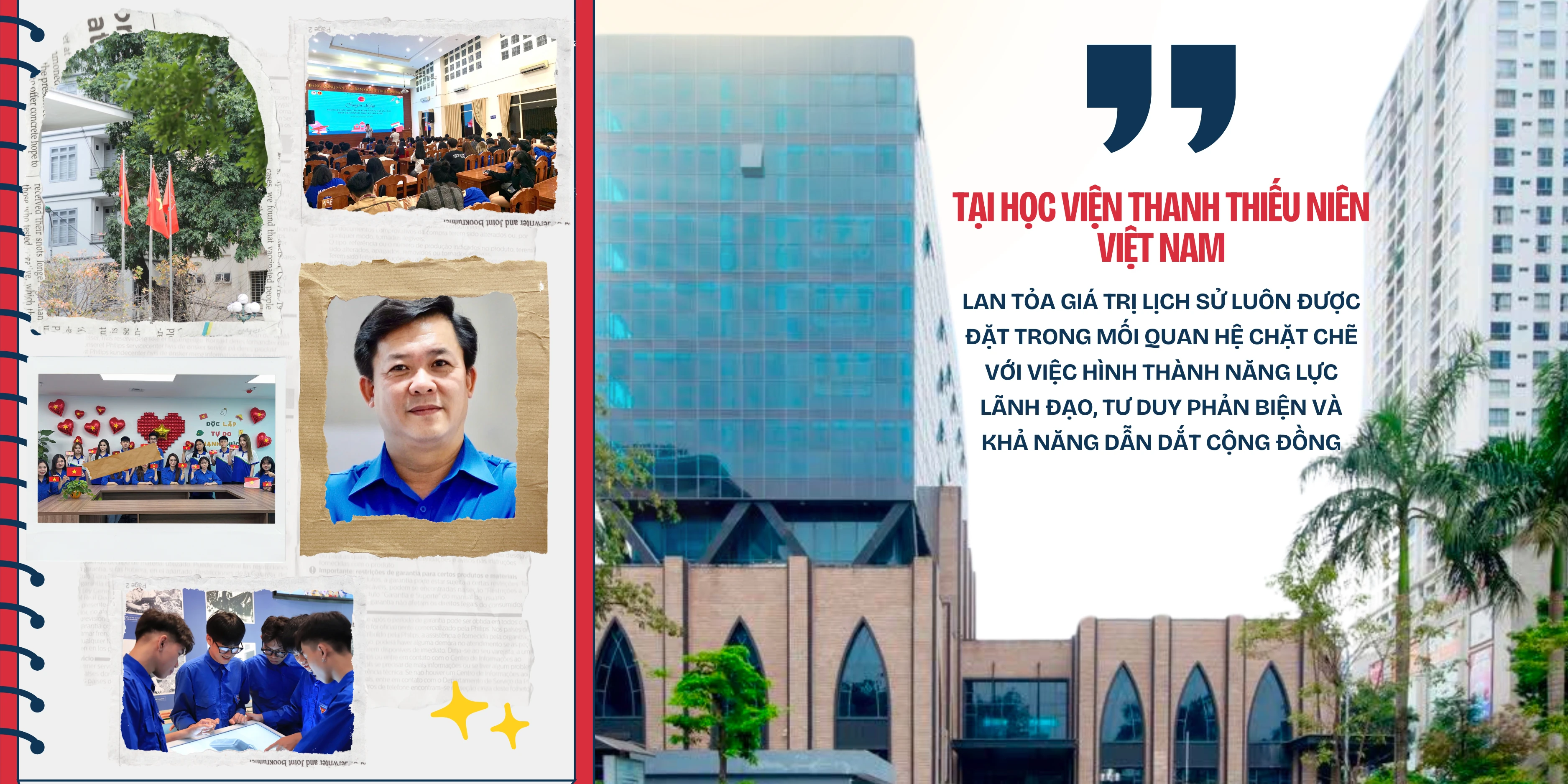 Sinh viên HV Thanh Thiếu Niên VN hun đúc lòng yêu nước qua chương trình đào tạo