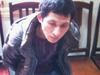 Nguyễn Xuân Hạ sau khi bị lực lượng công an khống chế, bắt giữ