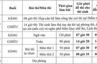 Chốt lịch thi tốt nghiệp trung học phổ thông năm 2026 