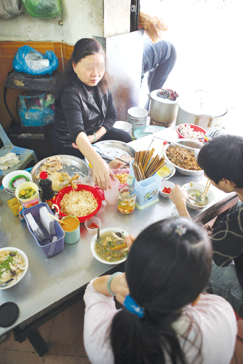 Một quán "cháo chửi" ở Hà Nội. Ảnh: Internet