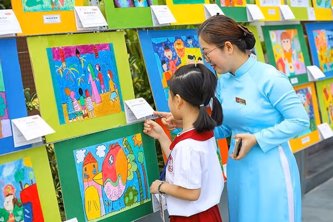 TPHCM: Trường Quốc tế Á Châu mở triển lãm mỹ thuật do học sinh thực hiện