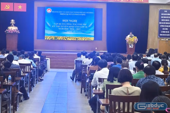 Thi tuyển sinh vào 10: Lãnh đạo Sở GD&ĐT TPHCM đề nghị thực hiện nghiêm “4 đúng, 3 không” 