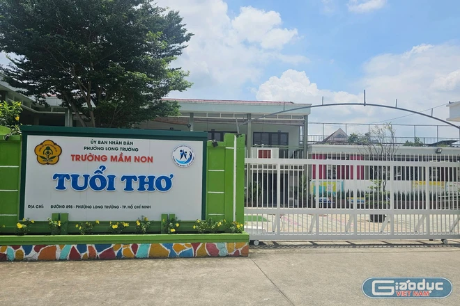 Trường Mầm non Tuổi Thơ kỷ luật khiển trách cô giáo tát má một học sinh lớp Chồi