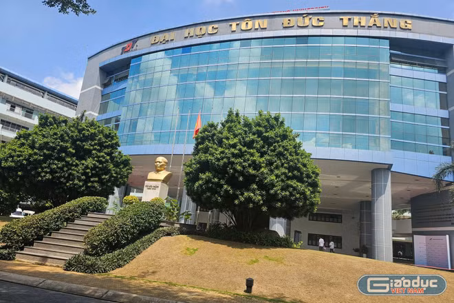 Trường Đại học Tôn Đức Thắng có địa chỉ ở số 19 Nguyễn Hữu Thọ, phường Tân Hưng, thành phố Hồ Chí Minh. Ảnh: V.D