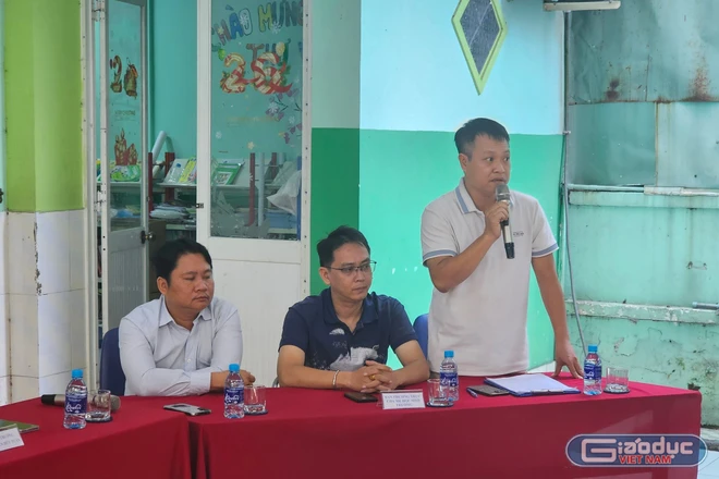 Hơn 100 phụ huynh đối thoại với lãnh đạo TH Tân Quy về suất ăn bán trú, Sago Food không có mặt