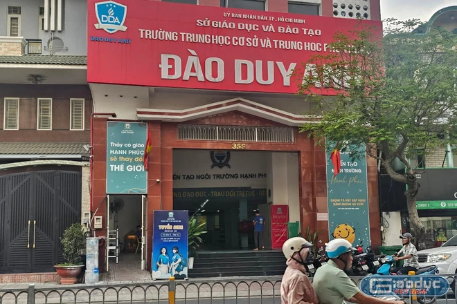 Chưa được Sở GD TPHCM cấp chỉ tiêu vẫn tuyển sinh lớp 10, lãnh đạo THCS &THPT Đào Duy Anh nói gì?