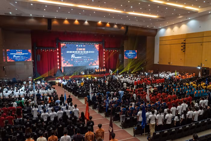 Toàn cảnh Liên hoan Sinh viên Kiến trúc toàn quốc lần thứ XV diễn ra tại Thành phố Hồ Chí Minh.