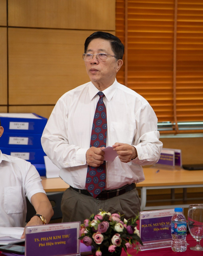 Phó Giáo sư, Tiến sĩ Nguyễn Xuân Sơn - Hiệu trưởng Trường Đại học Công nghệ và Quản lý Hữu Nghị. Ảnh: UTM. 517054723-1843917989764998-1764348509856015540-n.jpg