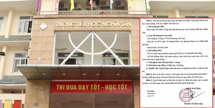Năm học 2025-2026, Công ty Trách nhiệm hữu hạn Hương Việt Sinh trúng gói thầu hơn 21 tỷ đồng tại Trường Tiểu học Nghĩa Tân. 495086028-1247131704083091-5903658381082983468-n.jpg