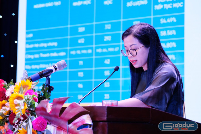 Phó Giáo sư, Tiến sĩ Đào Thị Thanh Thủy - Trưởng phòng, Phòng Đào tạo và Hợp tác quốc tế, Học viện Thanh thiếu niên Việt Nam. Ảnh: Thi Thi. gdvn-c-thuy-4426.jpg