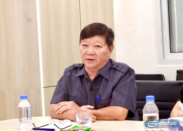 Lê Như Tiến - nguyên Phó Chủ nhiệm Ủy ban Văn hóa, Giáo dục, Thanh niên, Thiếu niên và Nhi đồng (nay là Ủy ban Văn hóa và Xã hội) của Quốc hội. Ảnh: Doãn Nhàn. gdvn-chu-tien.jpg